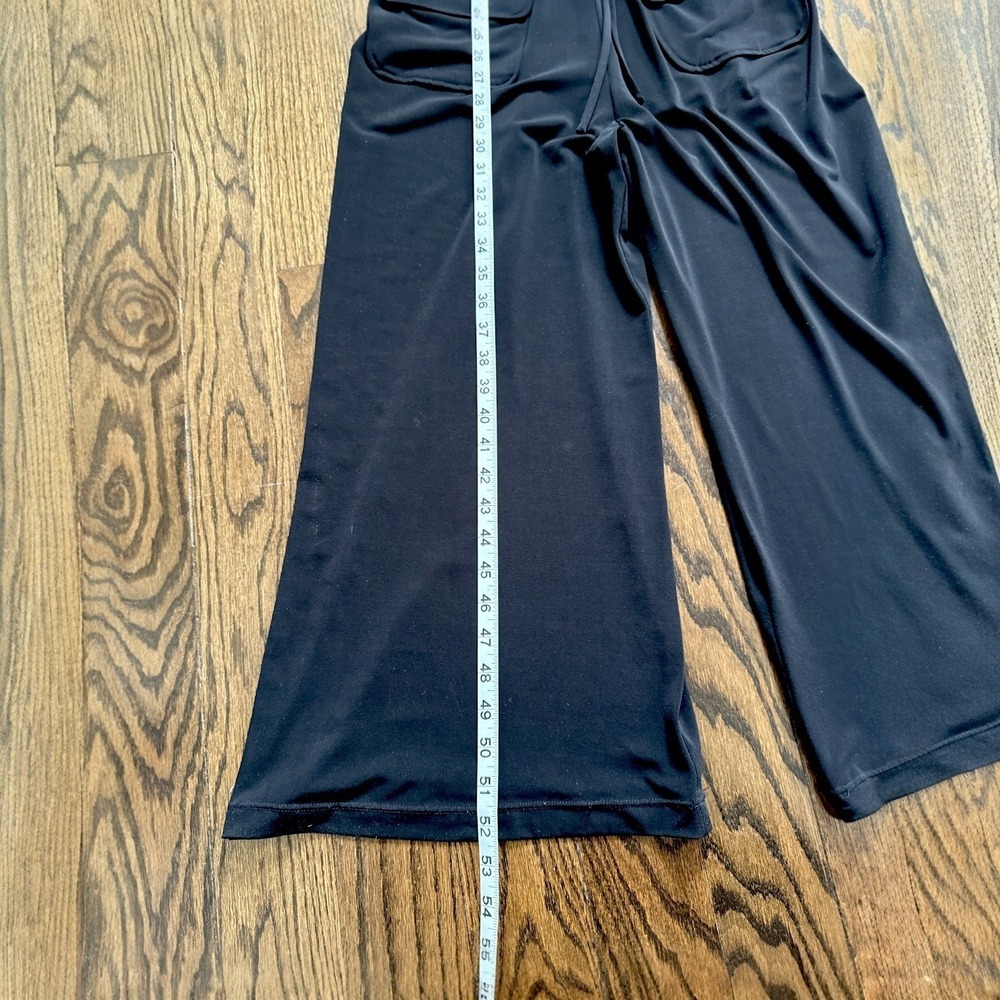 Vince‎ Camuto Black Sleeveless Wide Leg Jumpsuit Pantsuit - Picture 4 of 16